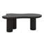 Table basse 44 po x 25,9 po Cloud avec plateau, table de bout irrégulière avec 3 pieds robustes, table centrale élégante avec bord rond-950350104