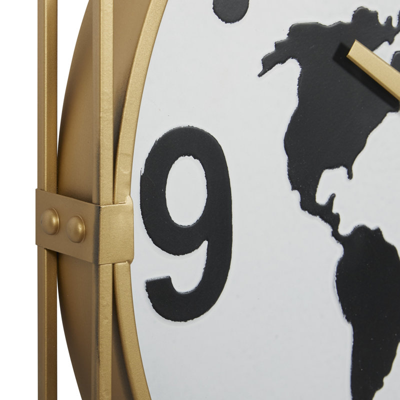 Jordanna Metal Wall Clock