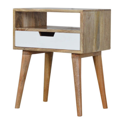 Lucero 18.12cm W Solid Wood Bedside Table
