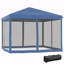 Tente à auvent escamotable avec filet Outsunny-125979804