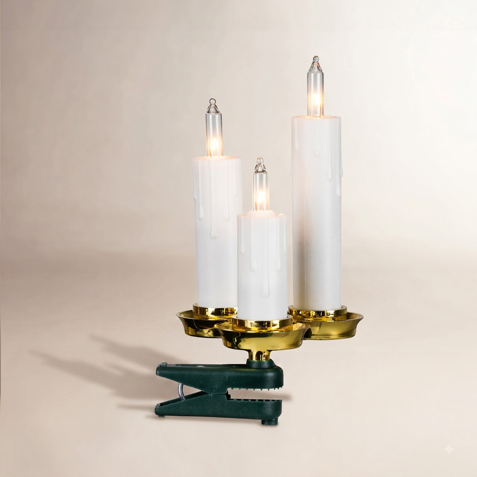 7-Count Dripping Clip-On Candle String Lights