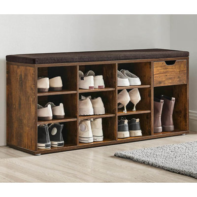 Wood Storage Bench