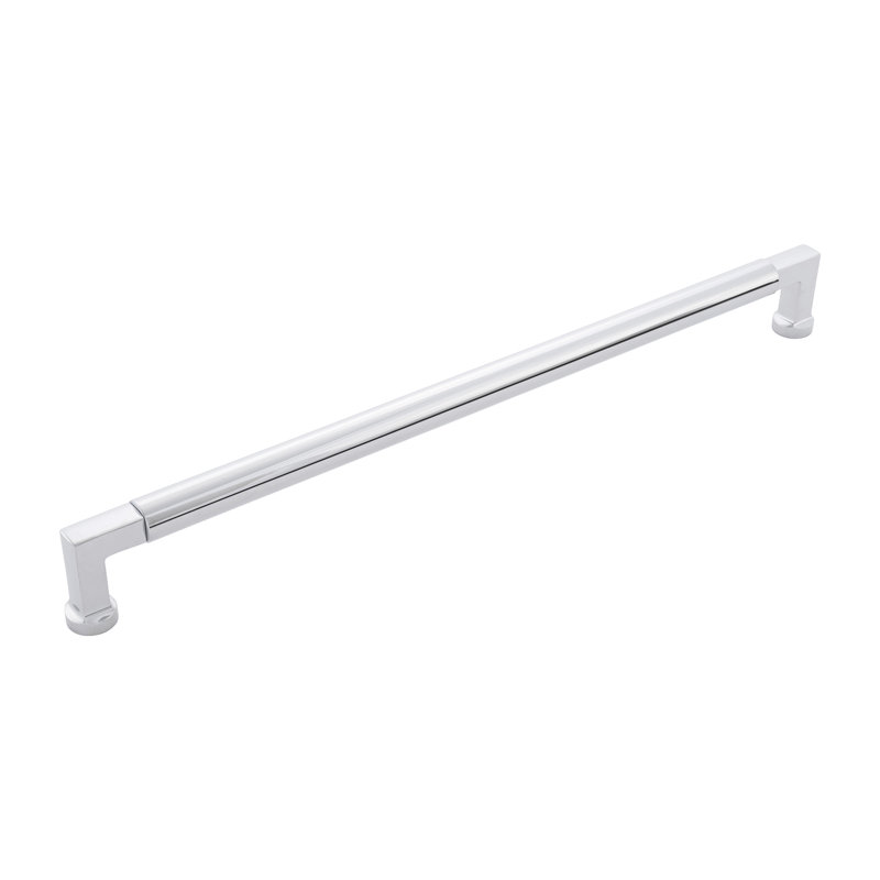 Parkview Collection Handle Pull - Cabinet - Transitional Hardware for Drawers & Cabinets, 12", Chrome