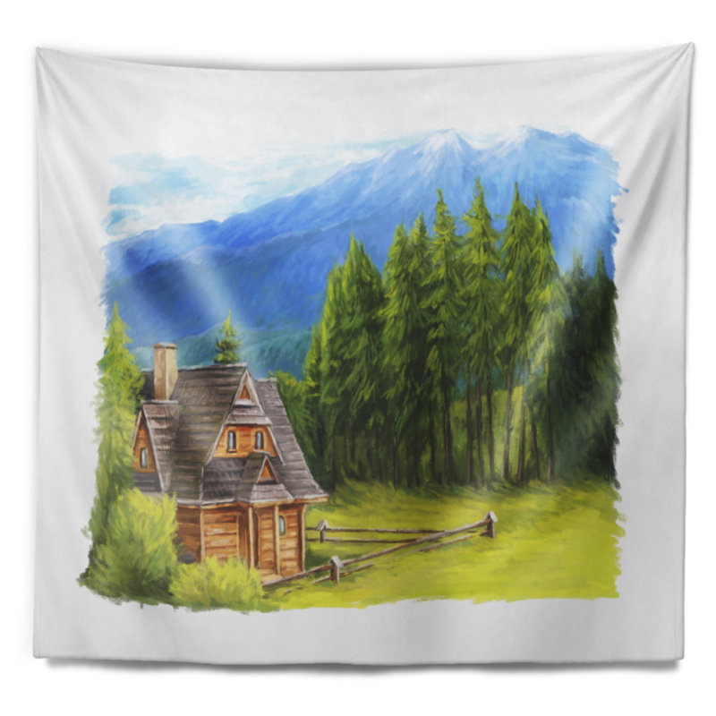 Polyester Tapestry, 32" H x 39" W