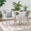 Ensemble de chaises d'extérieur en aluminium (ensemble de 2)