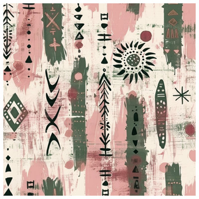 Tribal Abstract Symbols Comforter