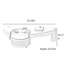 Table basse Creative avec pierre micro-cristalline
