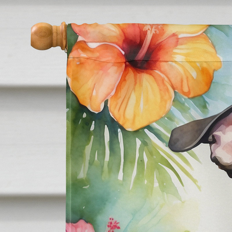 Drapeau pour animal à double face H 40 po x l 28 po