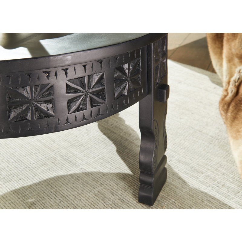 Guban Solid Wood Four Leg Coffee Table, 36cm H x 60cm W x 60cm D