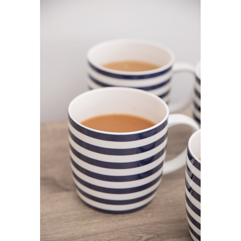 Nautical 4 Piece Mug Set