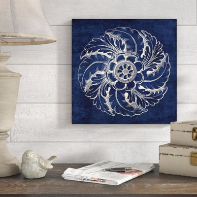 «Rosette IV», reproduction d'impression en indigo
