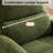 32" W Modern Chenille Swivel Rocker Glider Nursery Recliner with Adjustable Headrest and Lumbar Support-349017319