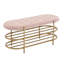 Banc de rangement en velours Rosheda-983446018