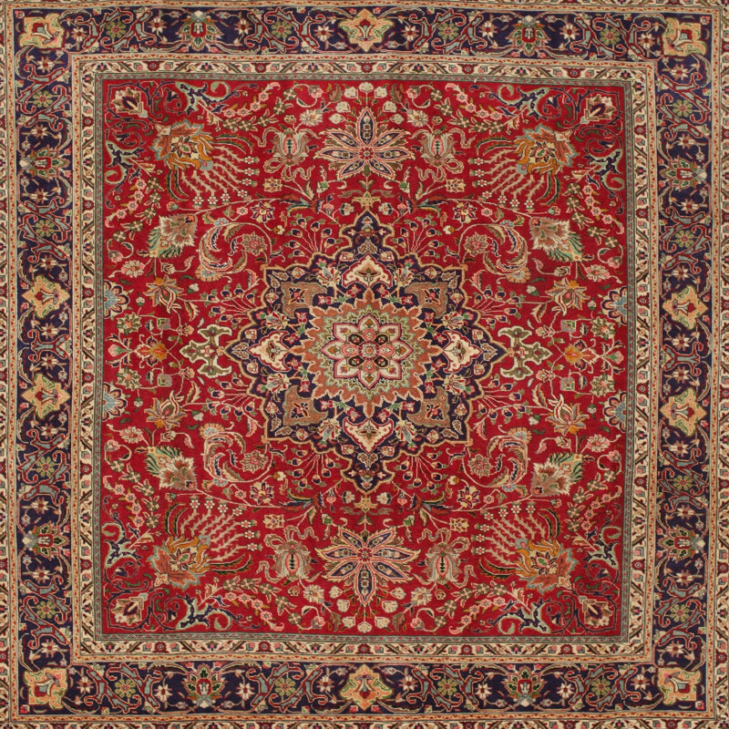 Oriental Indoor Rug, Round 3'