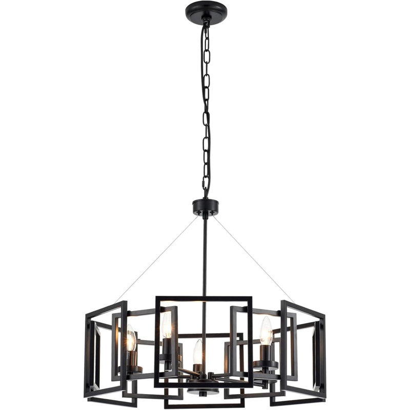 5 - Light Modern Black Chandelier