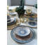 Service de table élégant 24 pièces, 100% grès céramique, antibactérien et écologique | Comprend 6 assiettes de service (11,0 po), 6 assiettes plates (7,1 po), 6 bols (4,7 po), 6 assiettes à dessert (8,7 po) | Facile à nettoyer, va au lave-vaisselle et au micro-ondes