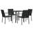 Marreco Patio Dining Set with Square Table-1430755560-1430755561
