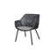 Vibe Black/Graphite Patio Lounge Chair