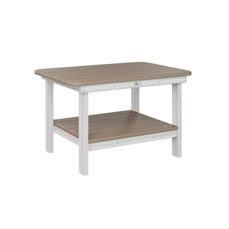 Berlin Gardens Rectangle Coffee Table, Seashell