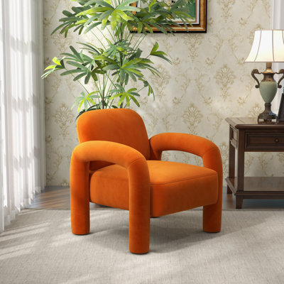 Iryanna Velvet Armchair