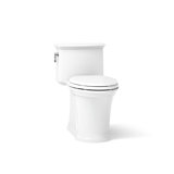 Harken™ 1.28 GPF Water Efficient Round One-Piece toilet (Seat Included)