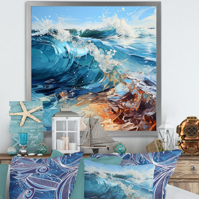 «Ocean Charm Vivid», impression sur toile