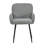 Upholstered Chenille Dining Chairs With Metal Legs (Set of 2)-884257782