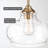 Aimantas 1 - Light Cool Brass Schoolhouse Pendant