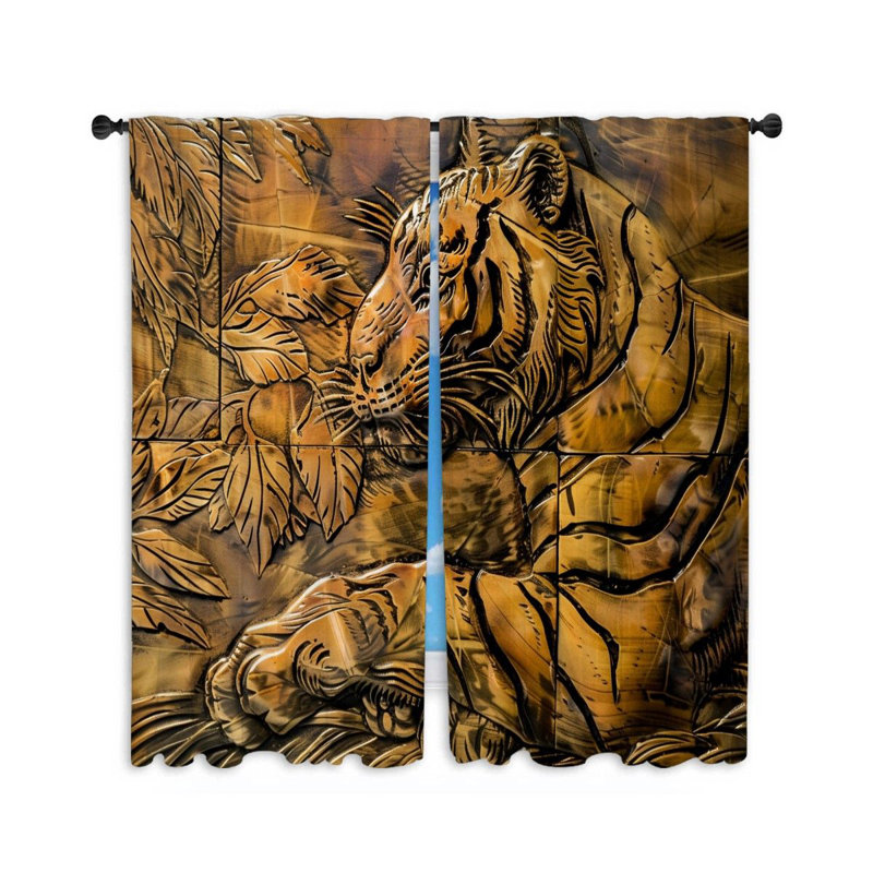 Paire de rideaux obscurcissant Faun, L 20 po x L 63 po