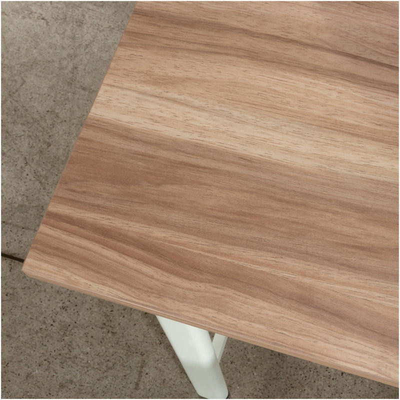 Desk Return 36", Brown Finish