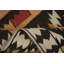 Tapis de couloir oriental géométrique en laine Kilim 3 x 13