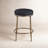 Ferro Hessle Linen Textured Performance Fabric Upholstered Counter Stool-290422129-288431811