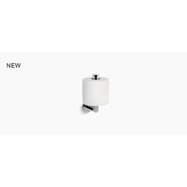 Loft 0505.133.01 by WS Bath Collections, Vertical Toilet Paper Holder in Matte  Black