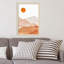 Doris Mountain Range I par Amy Lighthall - reproduction d'art sur papier encadrée-1531589575-1531589562