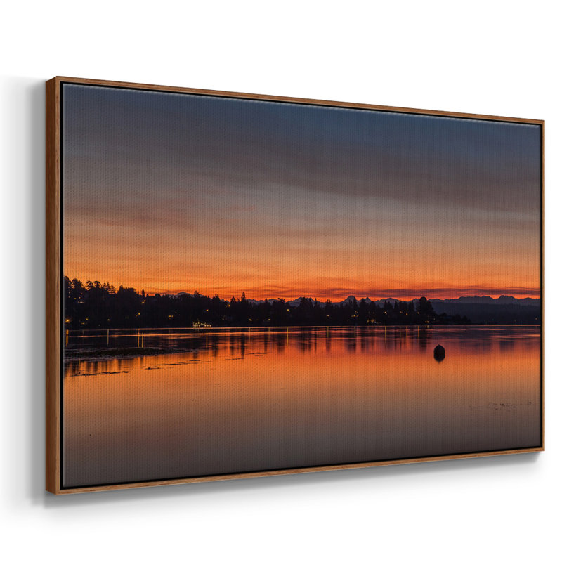«Blaze of Glory», reproduction d'un seul cadre photo sur toile, Cadre noyer, H 25 po x l 17 po x P 2 po