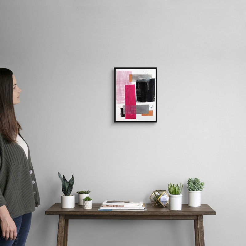 Impression sur toile, Cadre flottant noir, H 16 po x l 13 po x P 1,75 po
