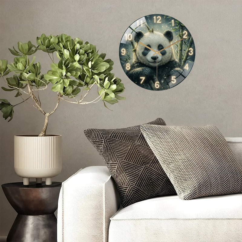 Horloge murale Panda