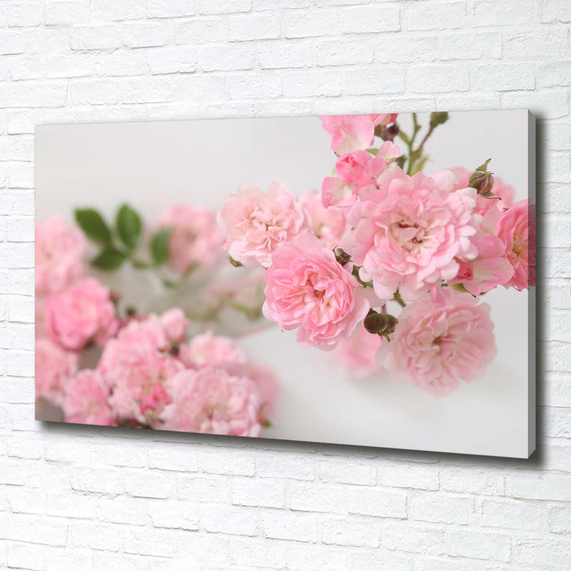 Wild Roses - Wrapped Canvas Print