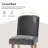 Jeremias 19"W Modern Upholstered Dining Chairs Set with Solid Wood Legs-373542528-373542534