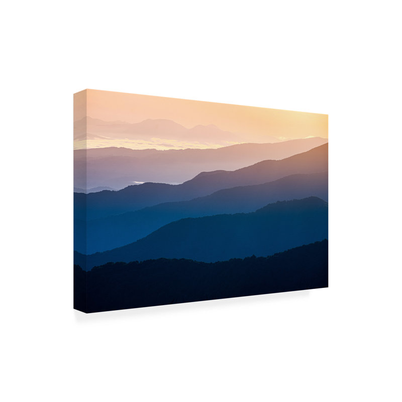 Art mural sur toile tendue - «Tennesee Gold» de Jared Kreiss pour décoration de salon, de chambre à coucher ou de bureau - 22 x 32