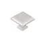 Paquet multiple de 1 carré en laiton massif nickel brossé Roma