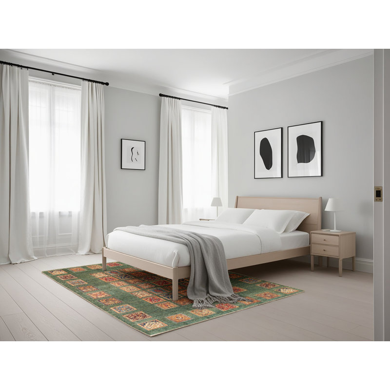 Tapis abstrait 4154, Rectangle 5 pi x 7 pi