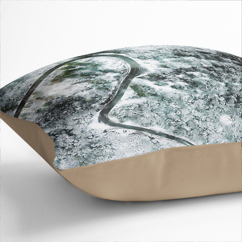 Winter Forest Vol.12 Scatter Cushion, 55cm H x 55cm W x 20cm D, Stone