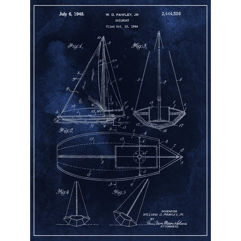 Voile brevet - impression sur toile tendue, H 32 po x l 24 po