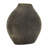 Dasan Modern Black and Gold Studded Stoneware Vase