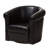 Kabeer Faux Leather Swivel Barrel Chair