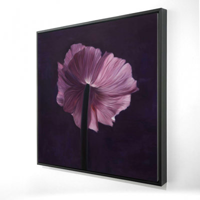 "Pétales mauves" sur toile