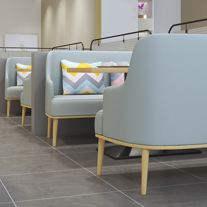 Banc rembourré en similicuir Light Luxury