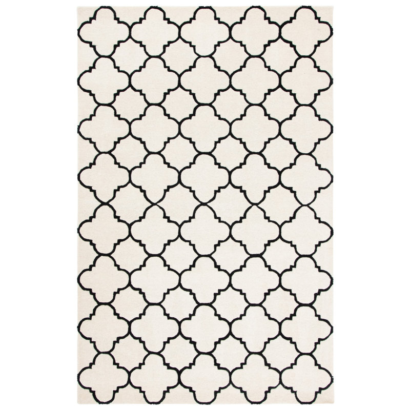 Tapis en laine touffeté à la main Carolene, Rectangulaire 3 pi x 5 pi