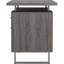 2 bureau gris patiné avec armoire et classeur pour bureau fonctionnel